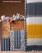 Cotton Suit with Gota Patti Work & Chiffon Dupatta – Ethnic Wear for Women